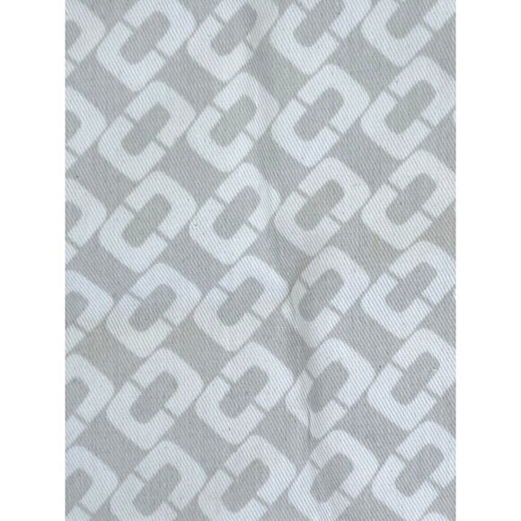 New Diane Von Furstenberg DVF White Grey Jewelry Dust Bag Pouch 7.5x8 w/Card - Picture 3 of 3